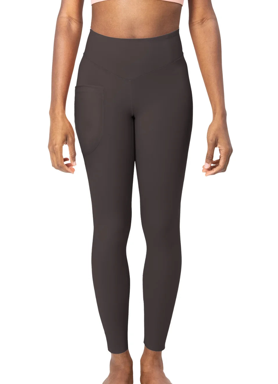 LuxeFlex High-Waist Gym Leggings | With Side Pocket | Minimalist - CozyVora™