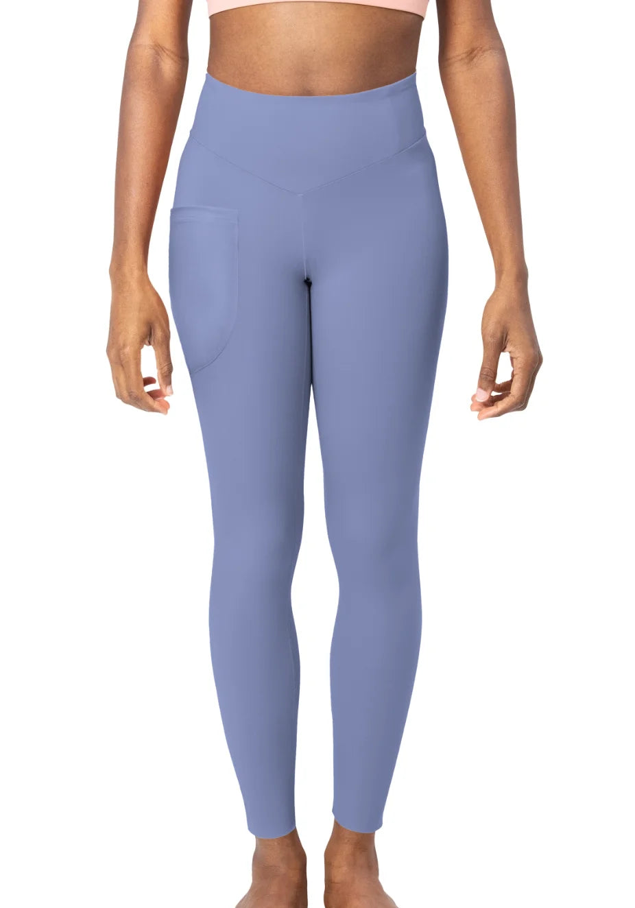 LuxeFlex High-Waist Gym Leggings | With Side Pocket | Minimalist - CozyVora™