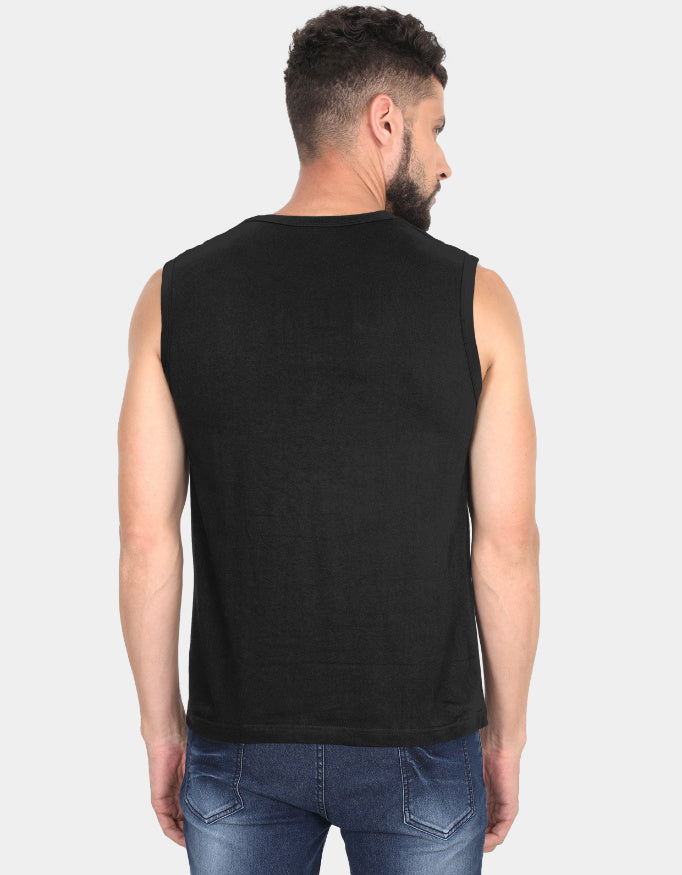 Clyne Tee — CozyVora | Men's Sleeveless T-shirt | Dark Edition