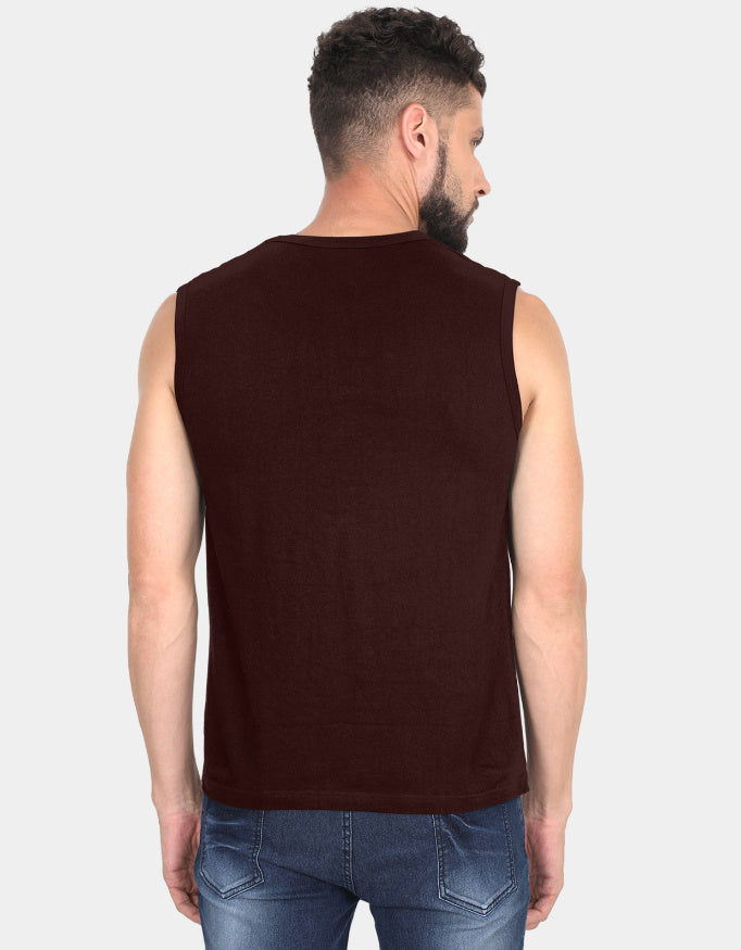 Clyne Tee — CozyVora | Men's Sleeveless T-shirt | Dark Edition