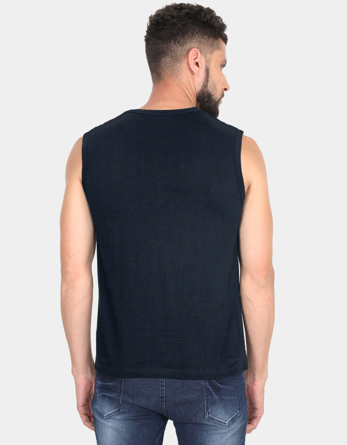 Clyne Tee — CozyVora | Men's Sleeveless T-shirt | Dark Edition