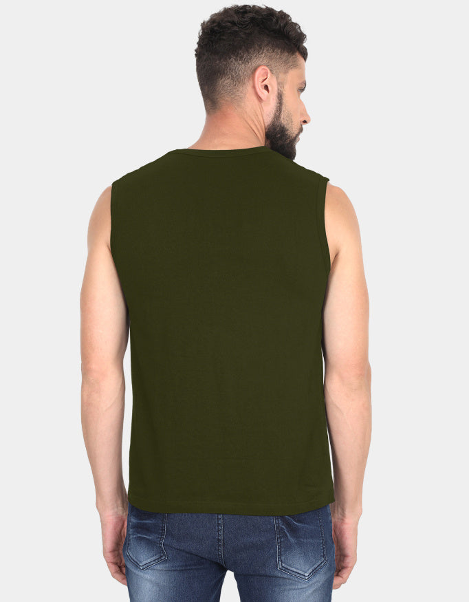 Clyne Tee — CozyVora | Men's Sleeveless T-shirt | Dark Edition