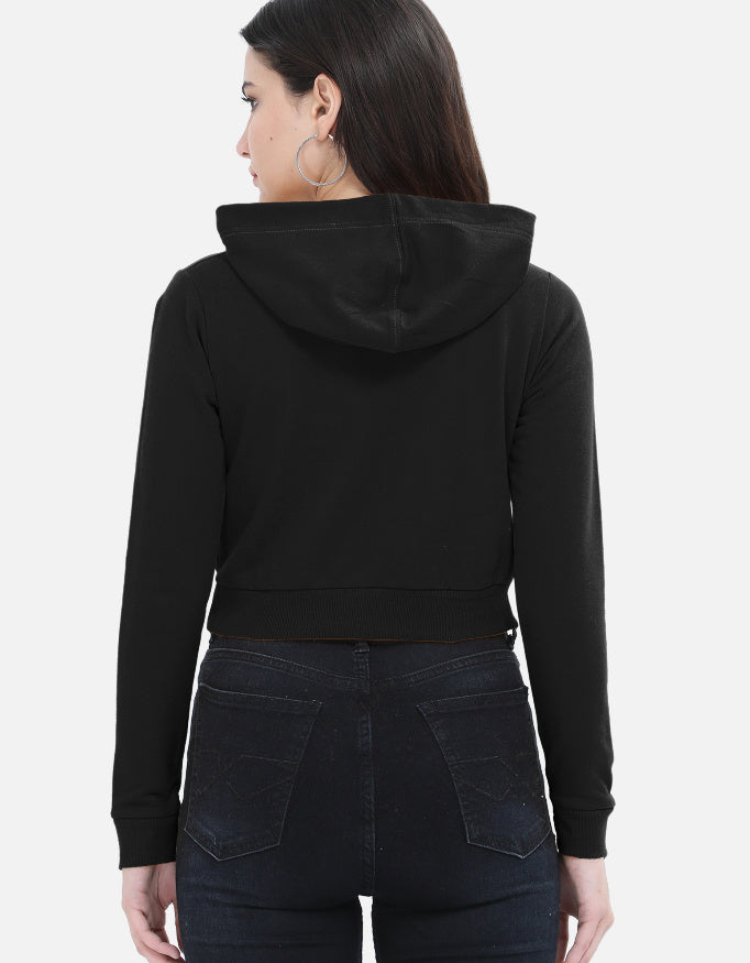 Person wearing a black hoodie and dark jeans on a white background
Crestcrop Cropped Hoodie – Women’s 320 GSM Fleece – Minimalist Fit – CozyVora