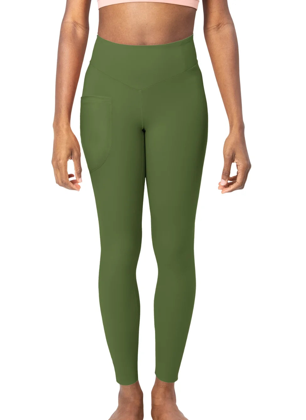 LuxeFlex High-Waist Gym Leggings | With Side Pocket | Minimalist - CozyVora™