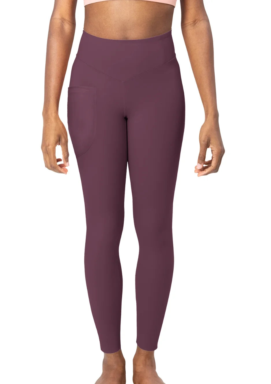 LuxeFlex High-Waist Gym Leggings | With Side Pocket | Minimalist - CozyVora™