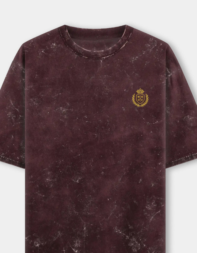 Wolcrest Oversized Acid Washed Tee | Unisex