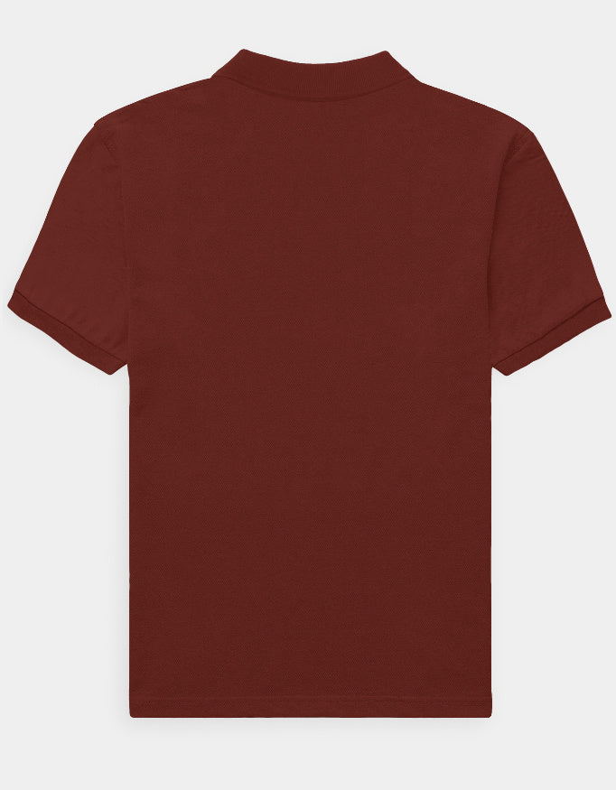 Brown polo shirt on a white background
Ravlen Polo