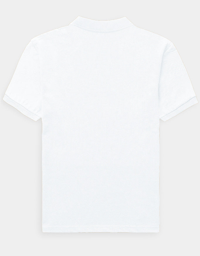Plain white t-shirt on a light gray background
Ravlen Polo