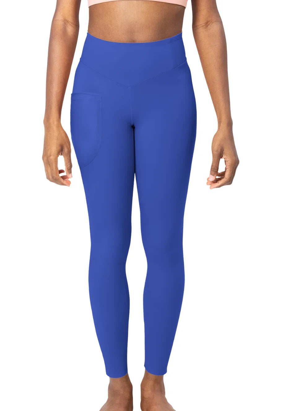 LuxeFlex High-Waist Gym Leggings | With Side Pocket | Minimalist - CozyVora™