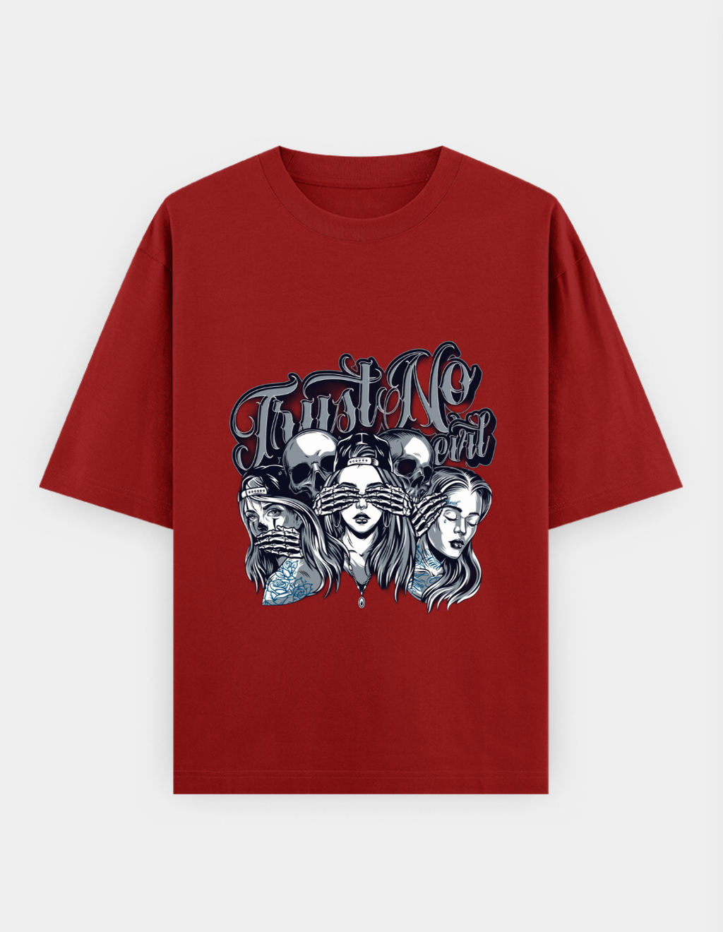 Trust No Evil — Oversized T-Shirt | Femme Edition - CozyVora™