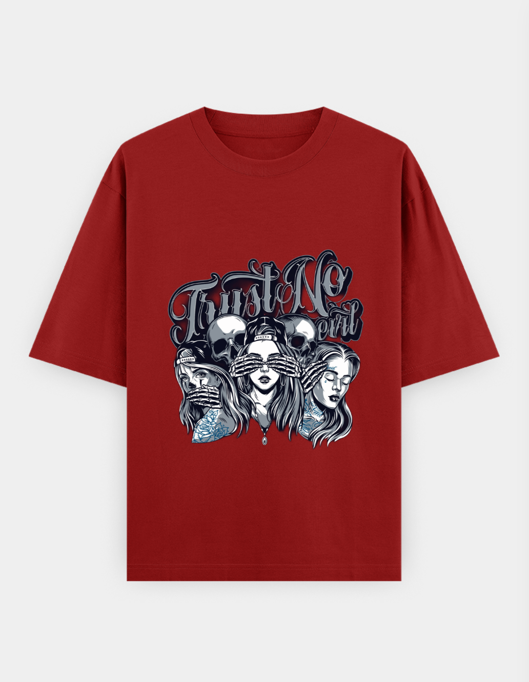 Trust No Evil — Oversized T-Shirt | Femme Edition