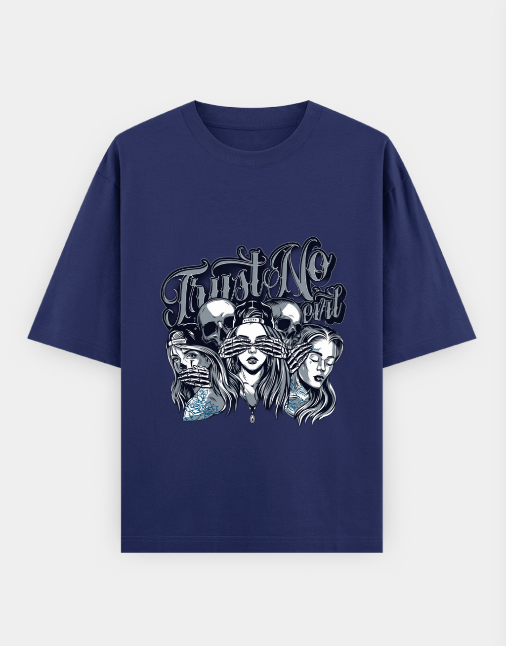 Trust No Evil — Oversized T-Shirt | Femme Edition - CozyVora™