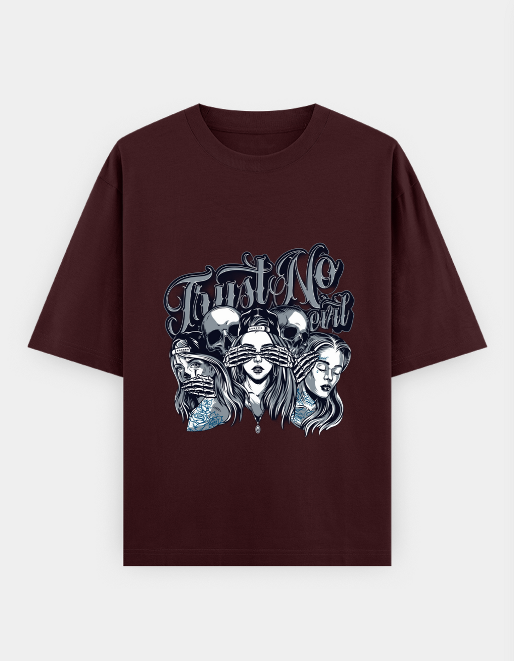 Trust No Evil — Oversized T-Shirt | Femme Edition - CozyVora™