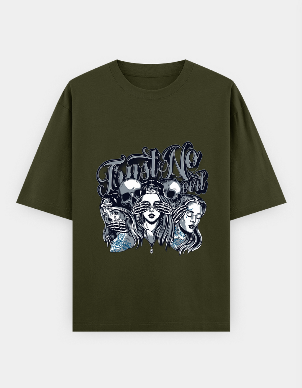 Trust No Evil — Oversized T-Shirt | Femme Edition - CozyVora™