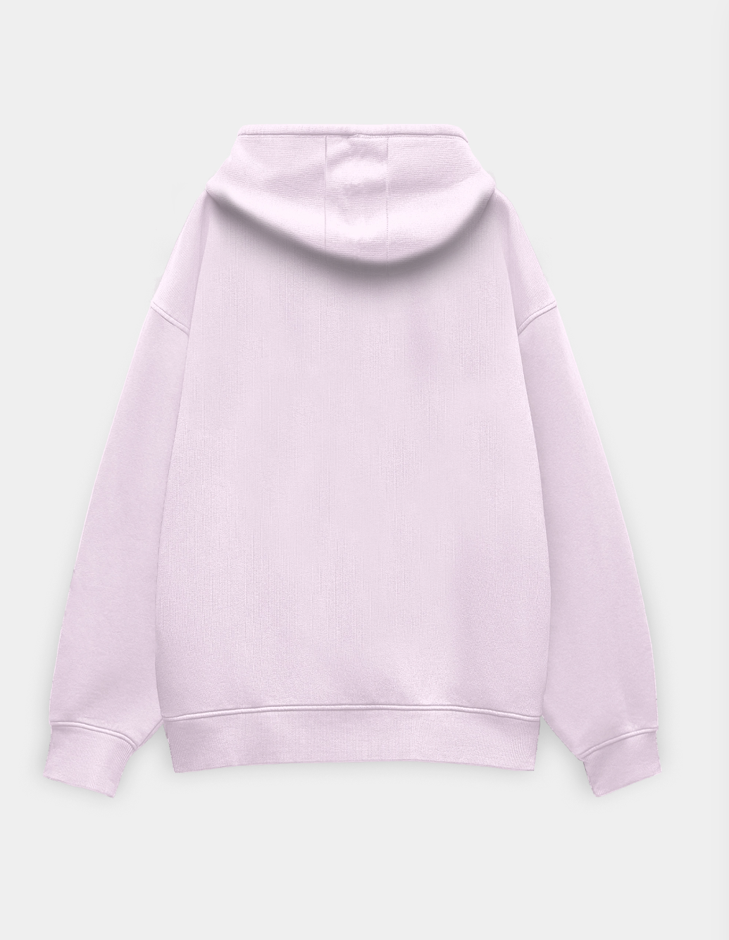 Light pink hoodie on a white background