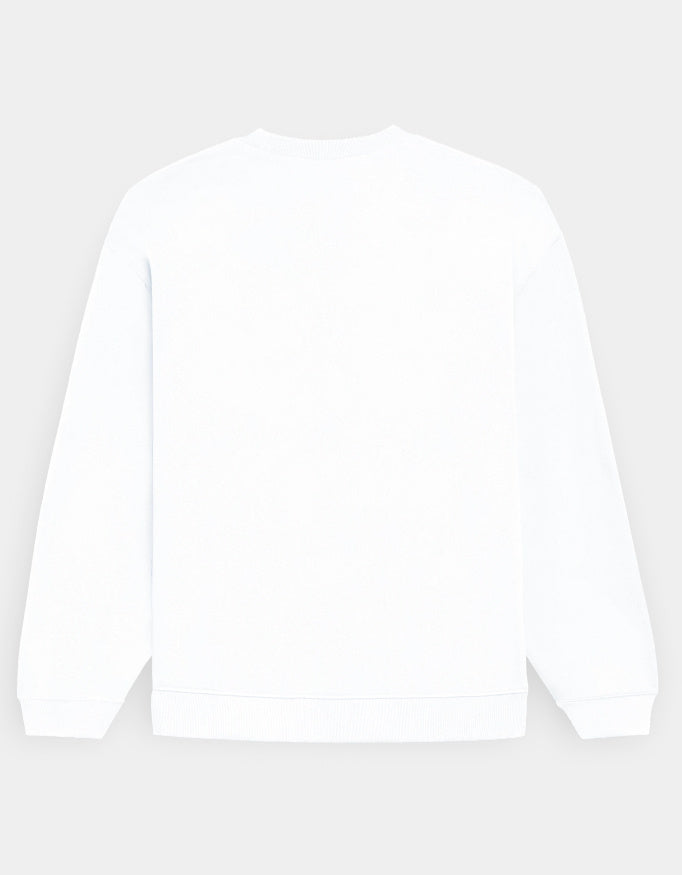 Back side of White t-shirt on a white background