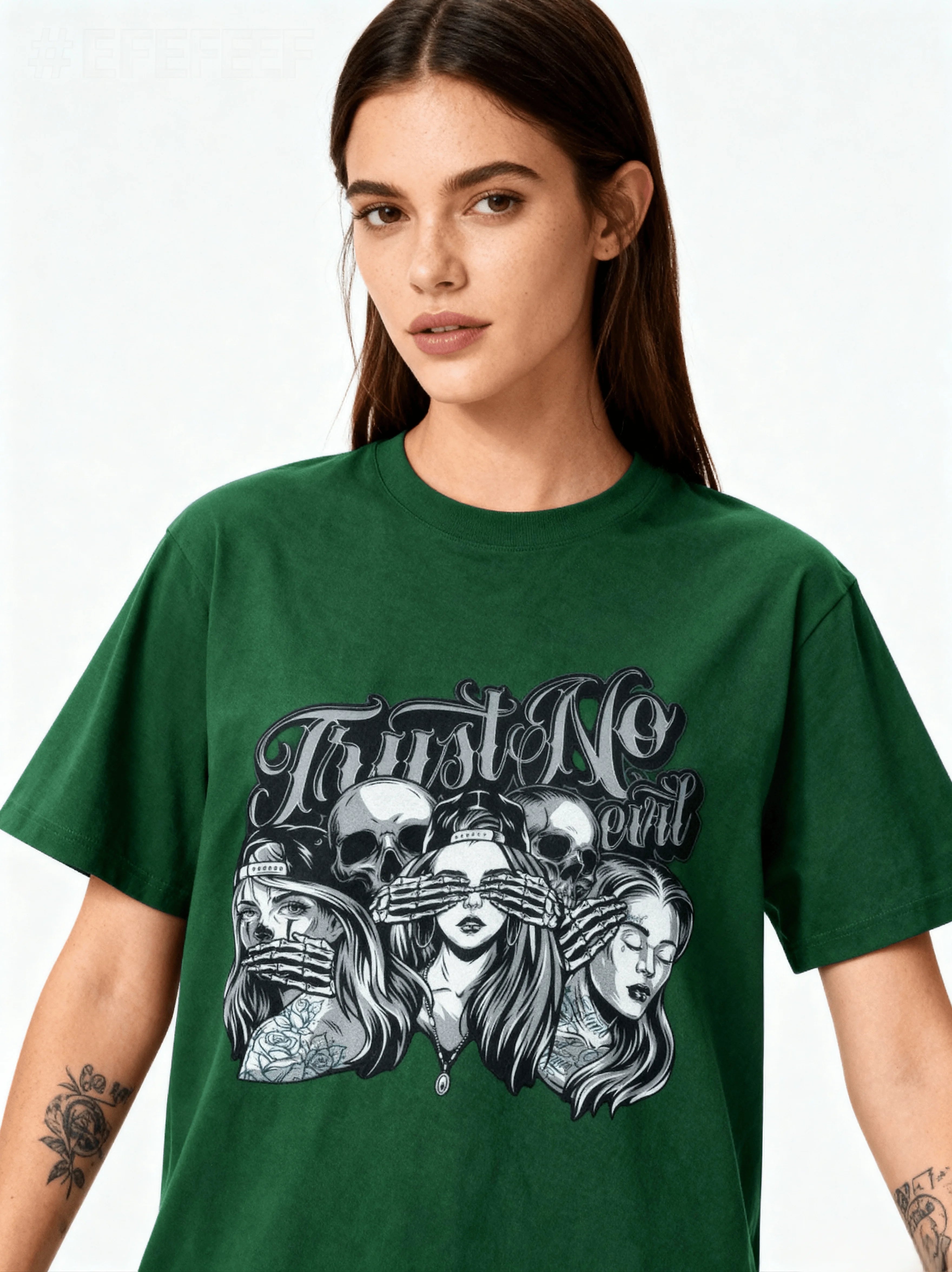Trust No Evil — Oversized T-Shirt | Femme Edition - CozyVora™