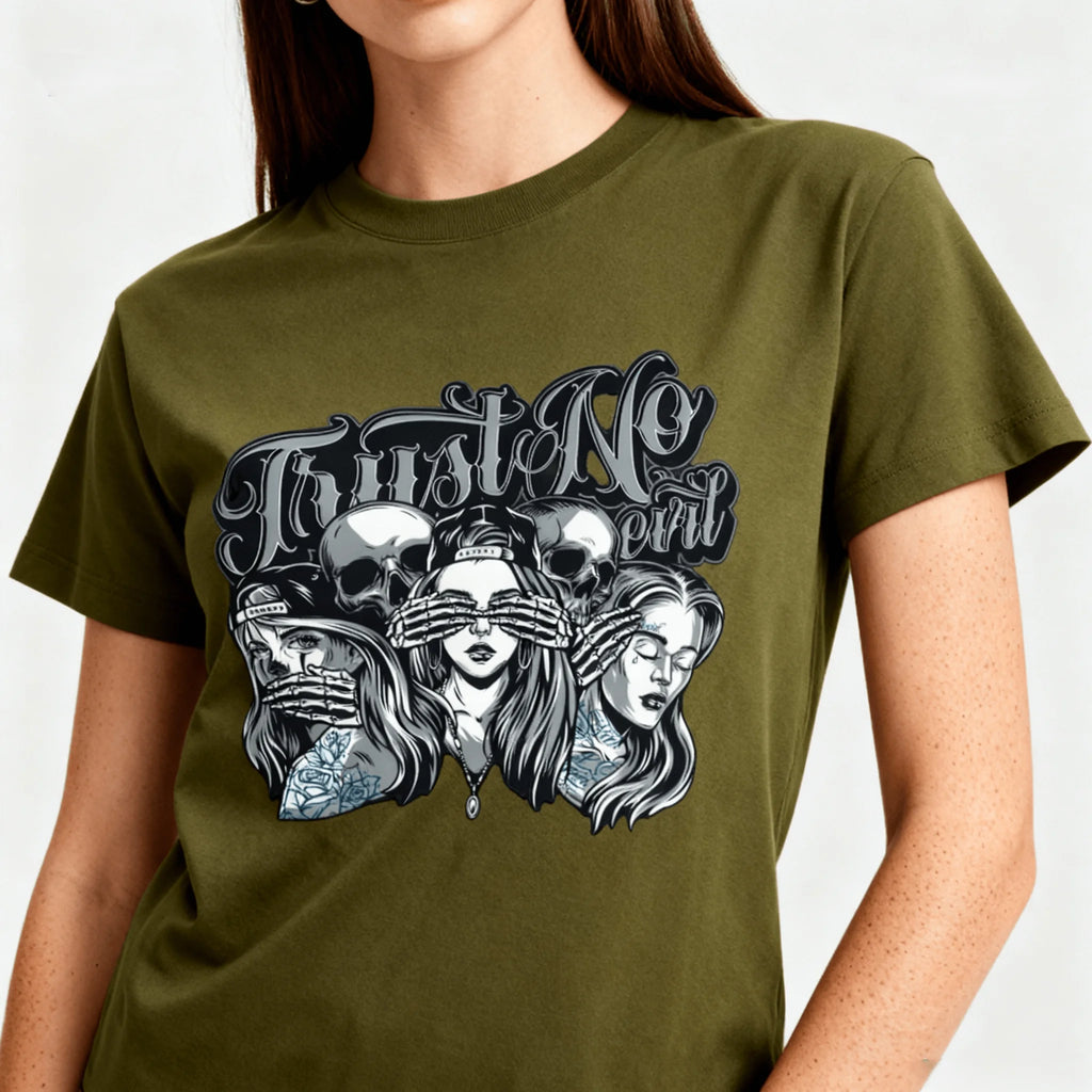Trust No Evil — Oversized T-Shirt | Femme Edition - CozyVora™