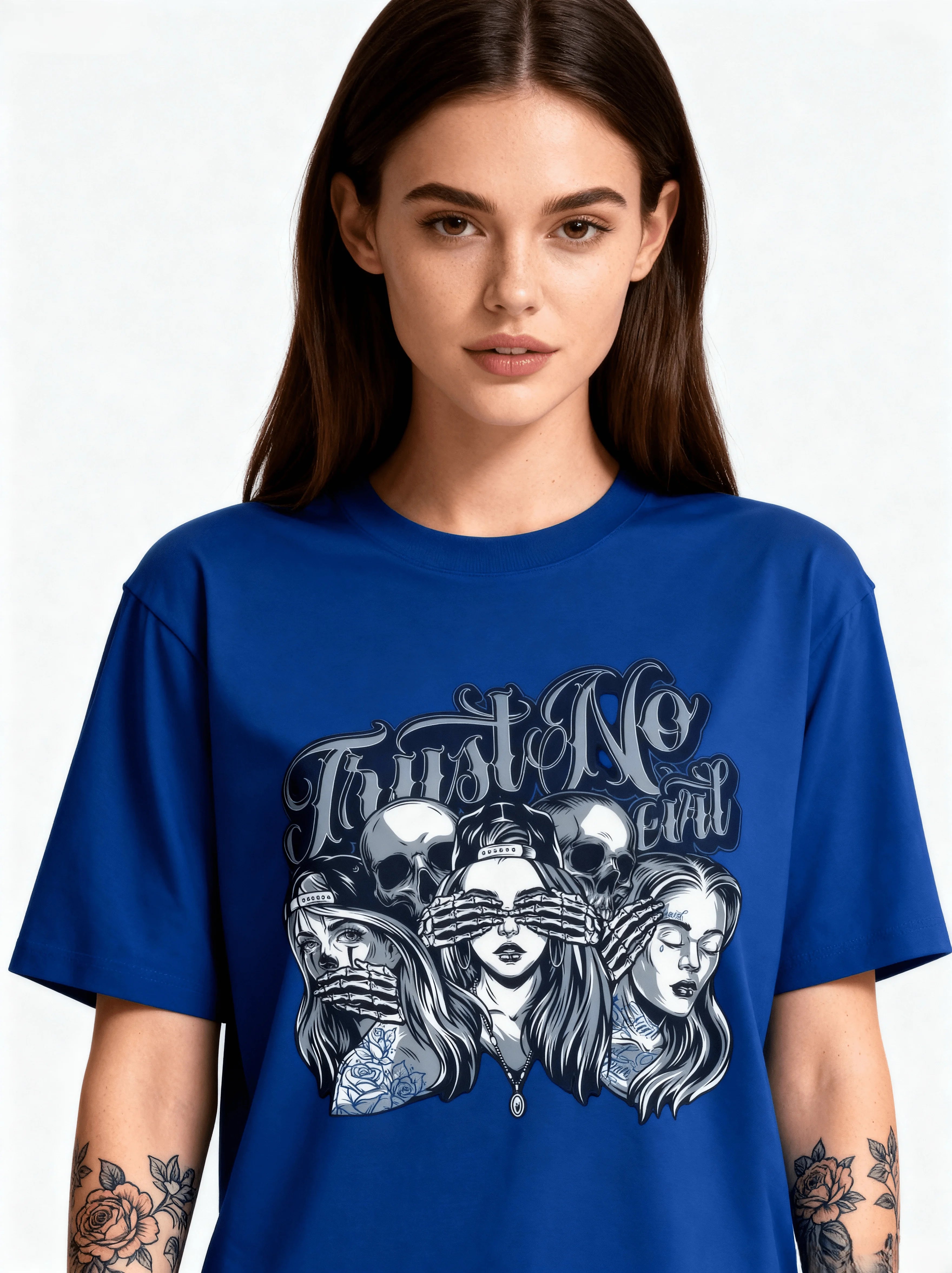 Trust No Evil — Oversized T-Shirt | Femme Edition - CozyVora™