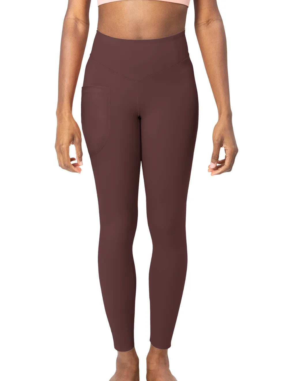 LuxeFlex High-Waist Gym Leggings | With Side Pocket | Minimalist - CozyVora™