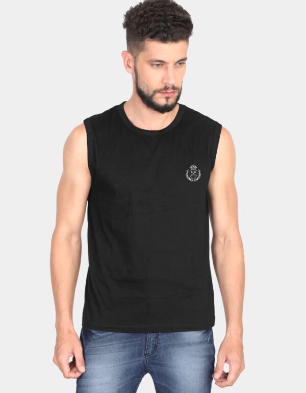 Clyne Tee — CozyVora | Men's Sleeveless T-shirt | Dark Edition