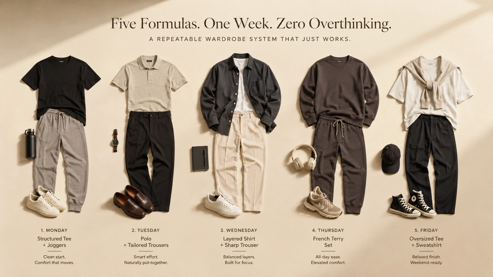 The 5-Outfit Uniform That Makes Getting Dressed Effortless
